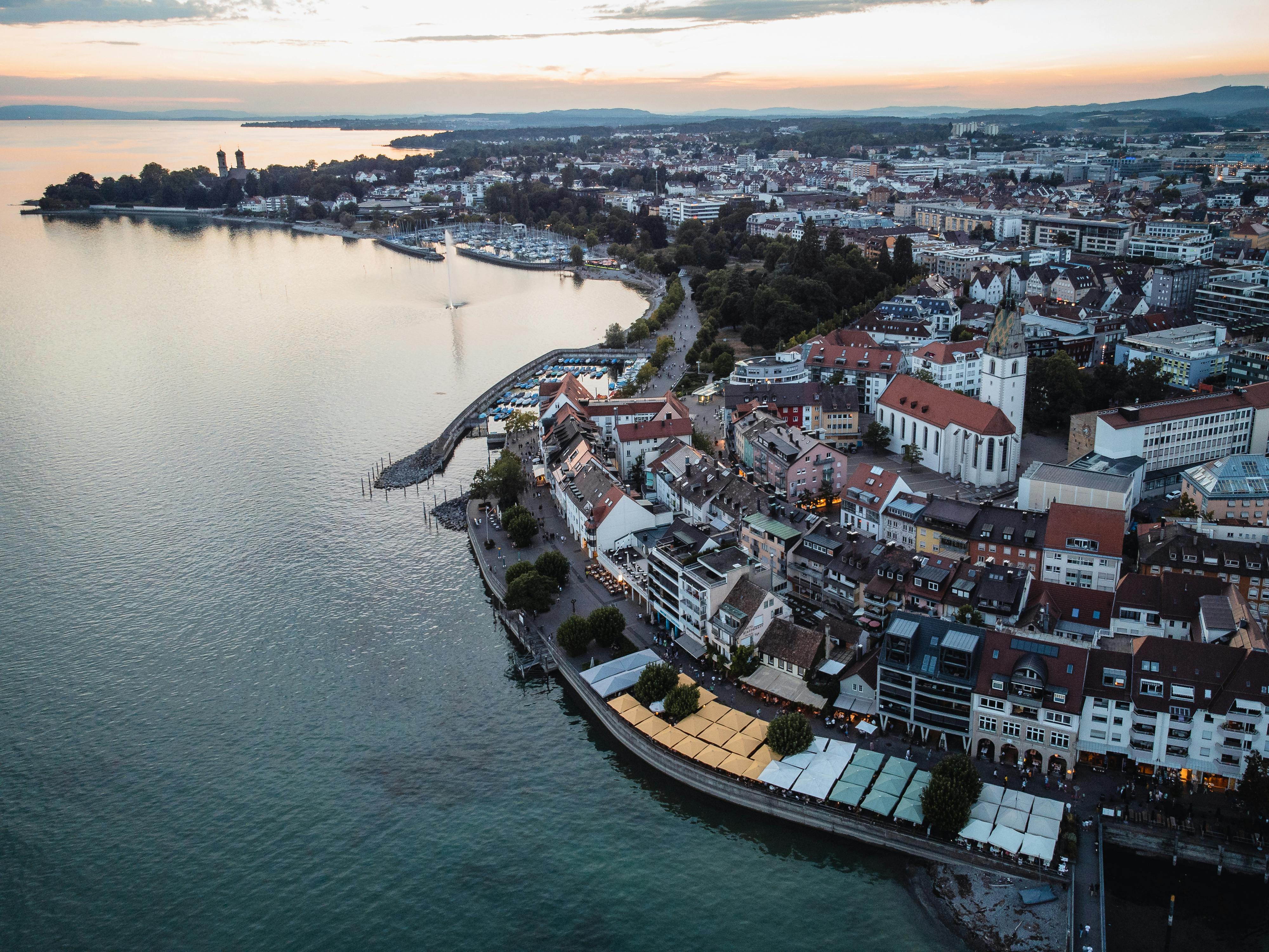 Stadtblick in Friedrichshafen - SEO Agentur Friedrichshafen und Webdesign Friedrichshafen