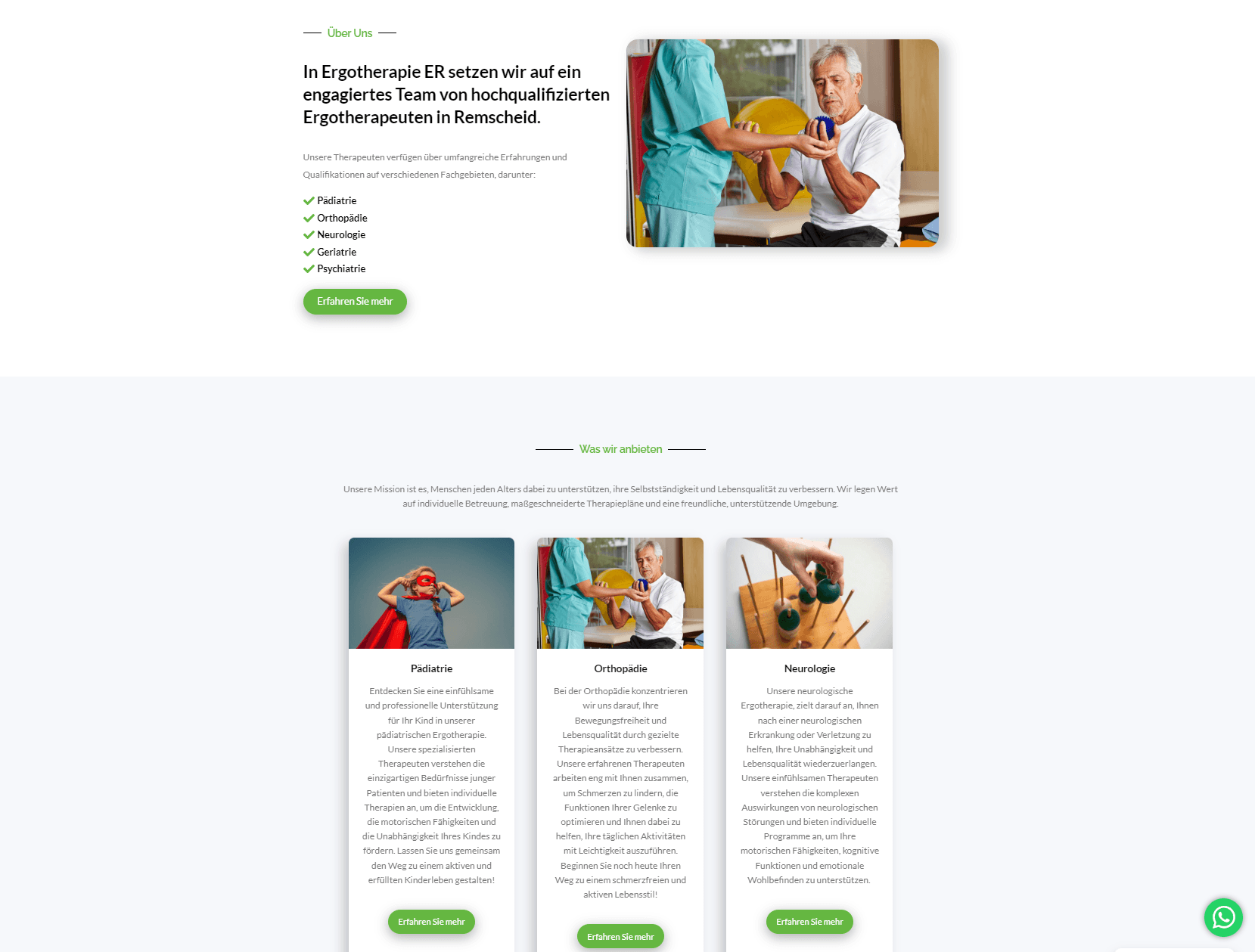 Ergotherapie ER Intake-Formular auf Tabletgroesse