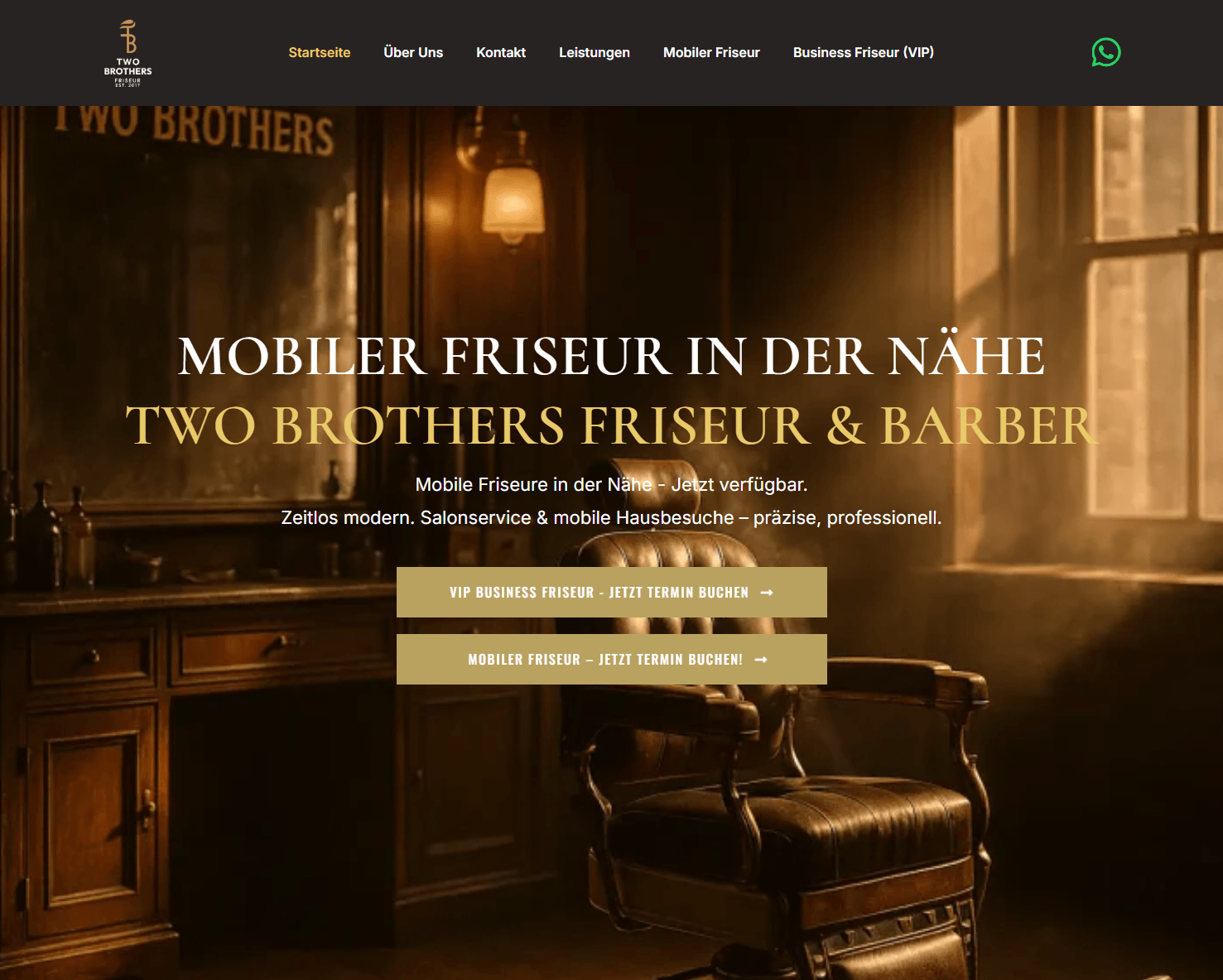 Webdesign Friseur / Webdesign für Unternehmen / Regionale Suchmaschinenoptimierung